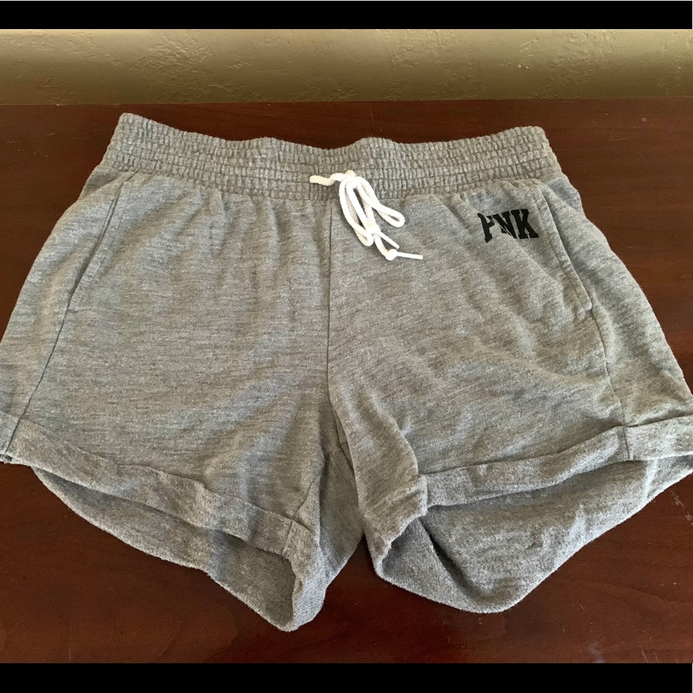 Pink comfy drawstring shorts!